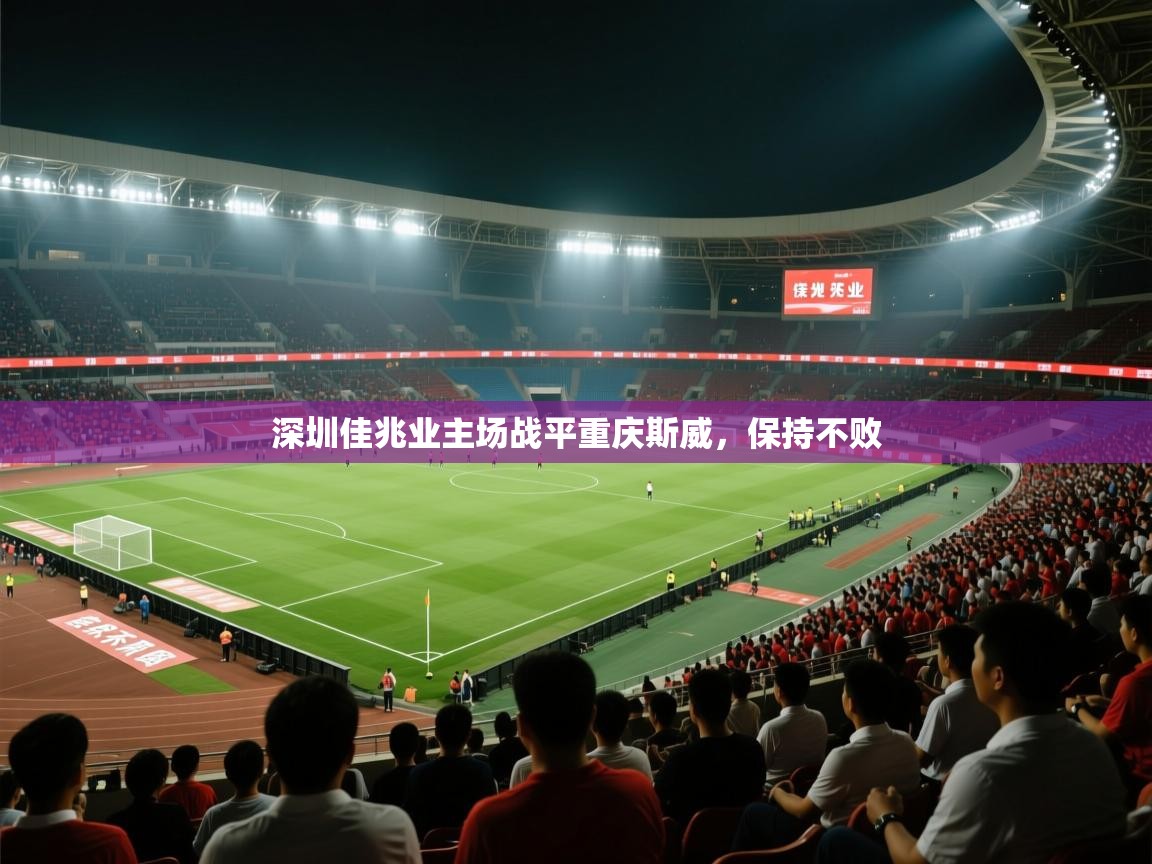 深圳佳兆业主场战平重庆斯威，保持不败  第1张