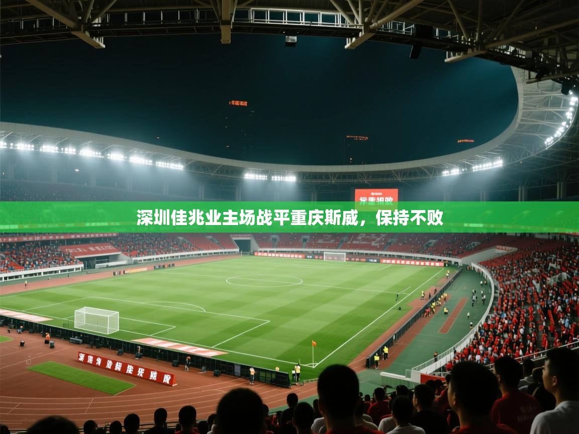 深圳佳兆业主场战平重庆斯威，保持不败  第2张